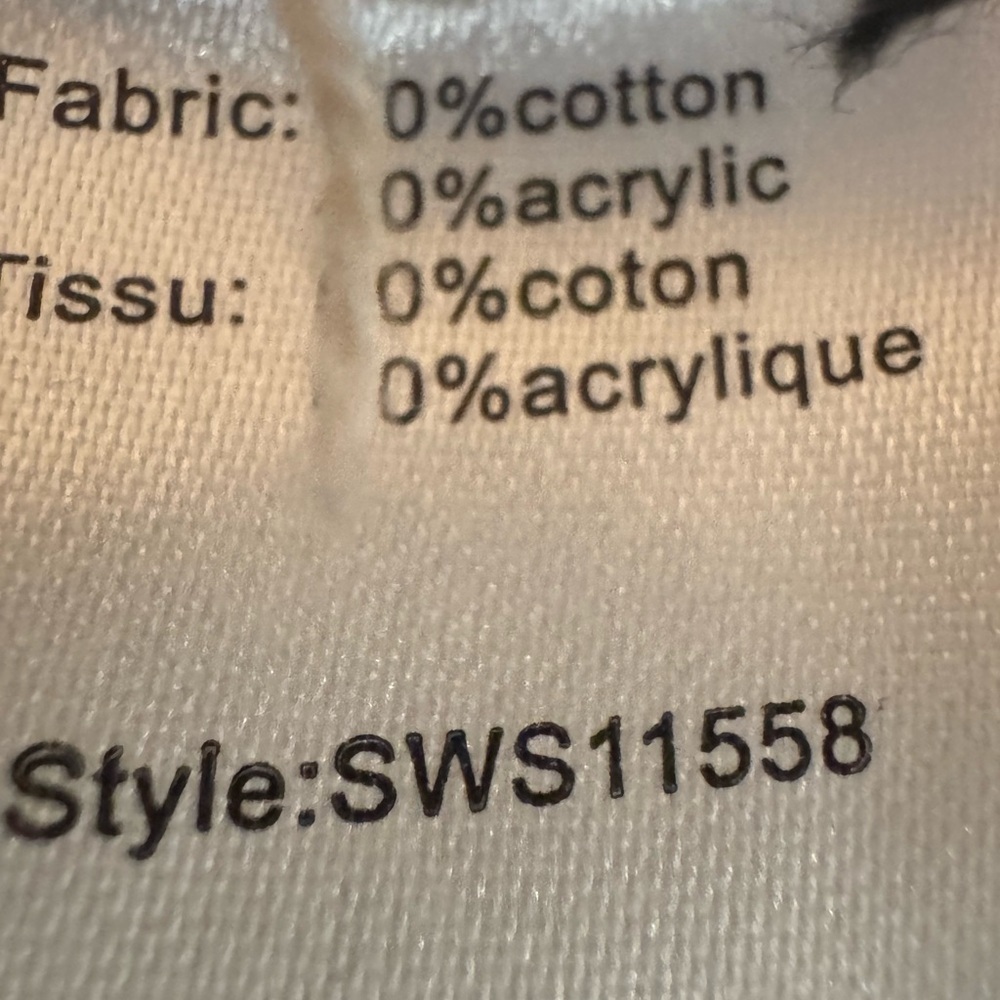 ELAN Black & Natural Striped Crochet Ruffle Sleeve Top - NWT - Picture 8 of 15